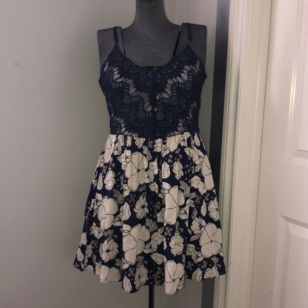 Blue dress
